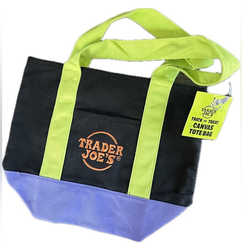 Trader Joe's Canvas Tote Bag HALLOWEEN LIMITED EDITION